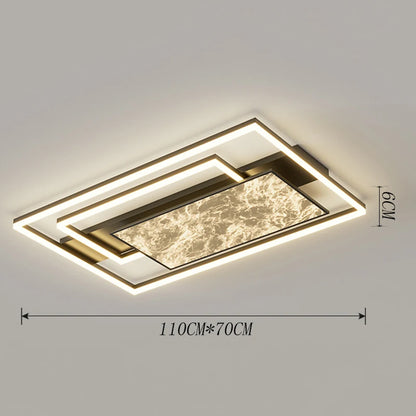 Nordic LED-Deckenleuchte – Minimalistische dimmbare Deckenleuchte für Wohn- und Schlafzimmer