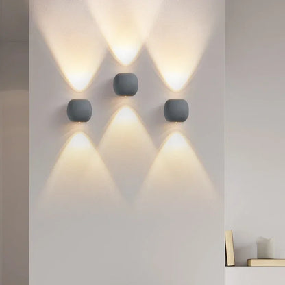 Élise moderne wasserdichte Wandleuchte, Up & Down