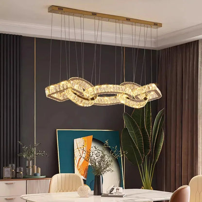Luxuriöse Pendelleuchte für Wohnzimmer und Essbereich