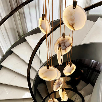 Amélie Modern Multi-Head LED Staircase Pendant Light