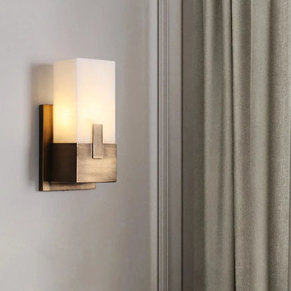 Madeleine Marmor Wandleuchte Minimalistische Nachttischlampe