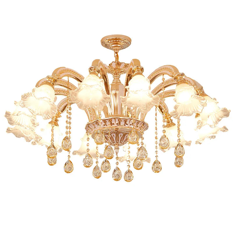 European Crystal Pendant Light for Living Room and Dining Area