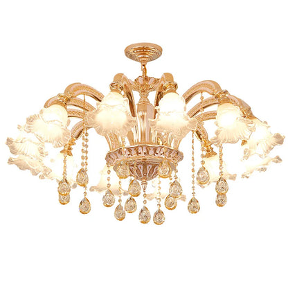 European Crystal Pendant Light for Living Room and Dining Area