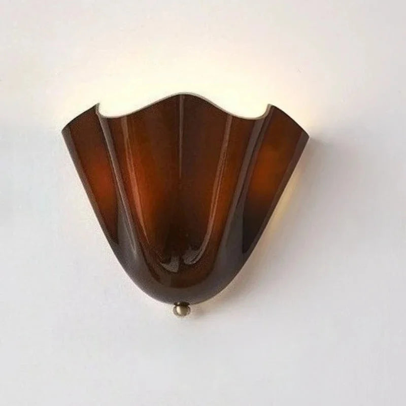 Élodie Petaline Glas-LED-Wandleuchte