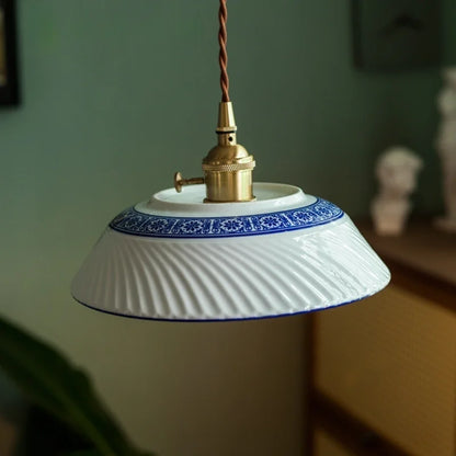 Isabelle Ceramic Pendant Light Japanese Vintage Style