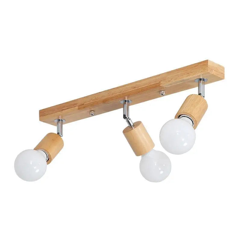 Élise Wooden Rotating LED Surface Mounted Spotlight Lamp