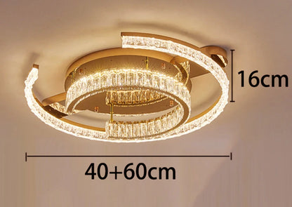 Modern LED Ceiling Light – Minimalist Acrylic Flush Mount for Bedroom & Living Room | Smart Dimmable Options