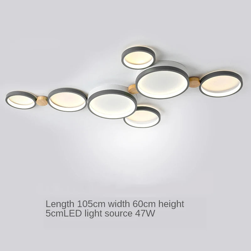 Moderne LED Deckenleuchte – Minimalistische Deckenlampe für Wohnzimmer, Schlafzimmer & Essbereich