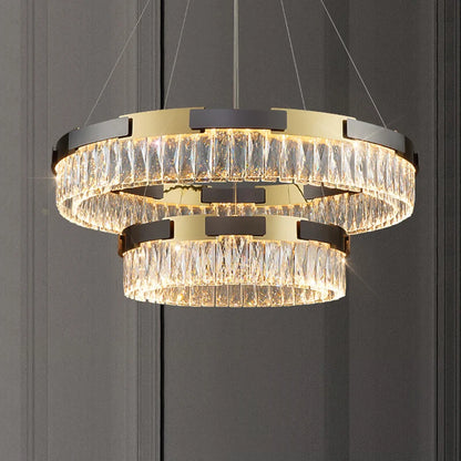 Camille Moderne Kristall-LED-Kronleuchter Luxus Wohn- Esszimmer Schlafzimmer Pendelleuchte
