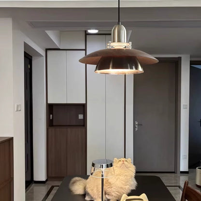 Amélie Aero Linear Pendelleuchte aus Holz und Metall