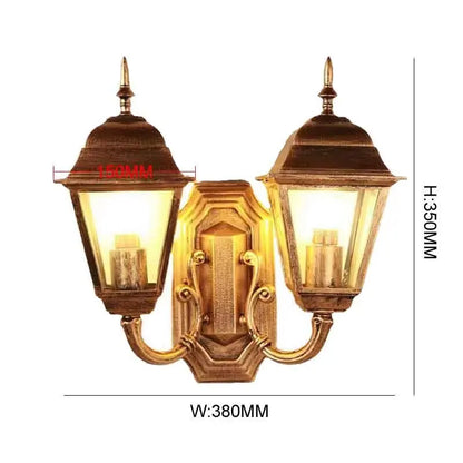 Camille Outdoor Dual Head Wandleuchte Moderne Korridorlampe