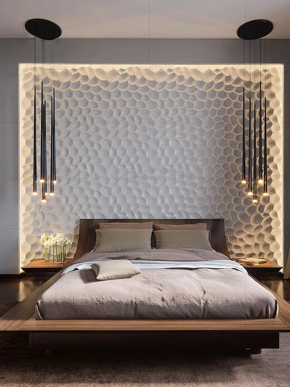 Camille Modern Cone LED Staircase Pendant Chandelier
