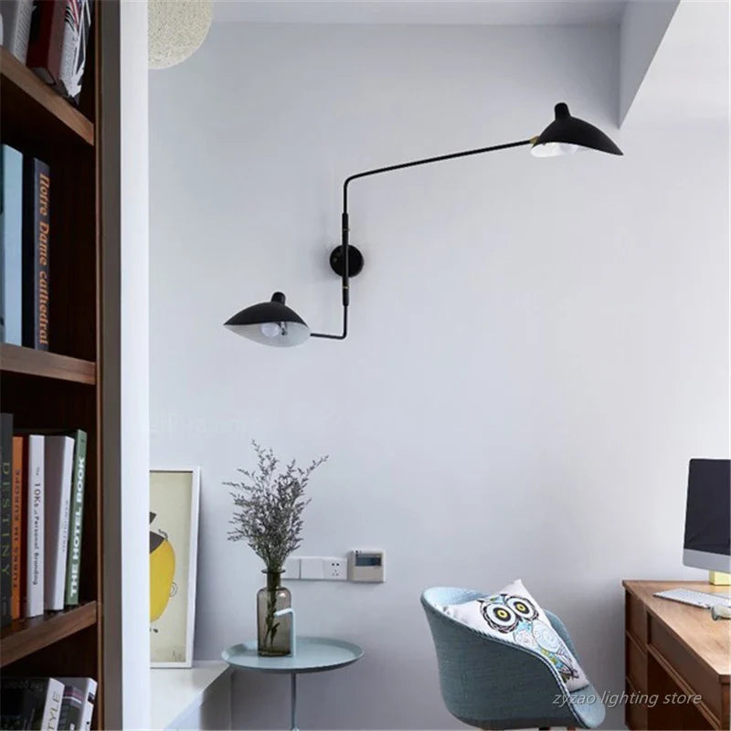 Océane Dual Arc Wall Lamp