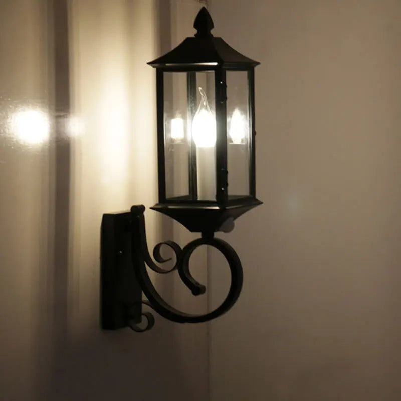 Sophie Motion Sensor Retro Outdoor Wall Lamp Courtyard Light