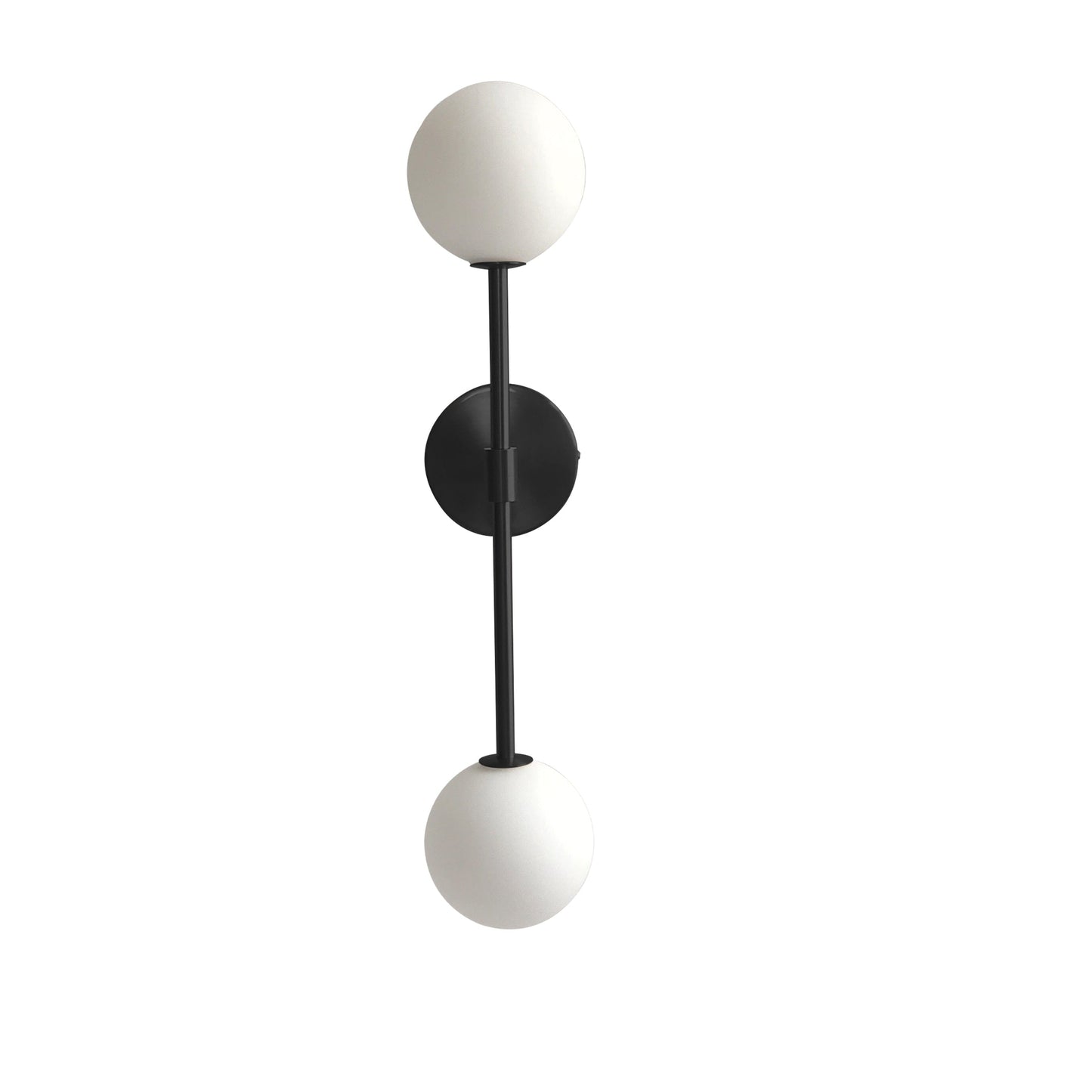 Émilie Wandleuchte aus Milchglas mit modernem elegantem Design
