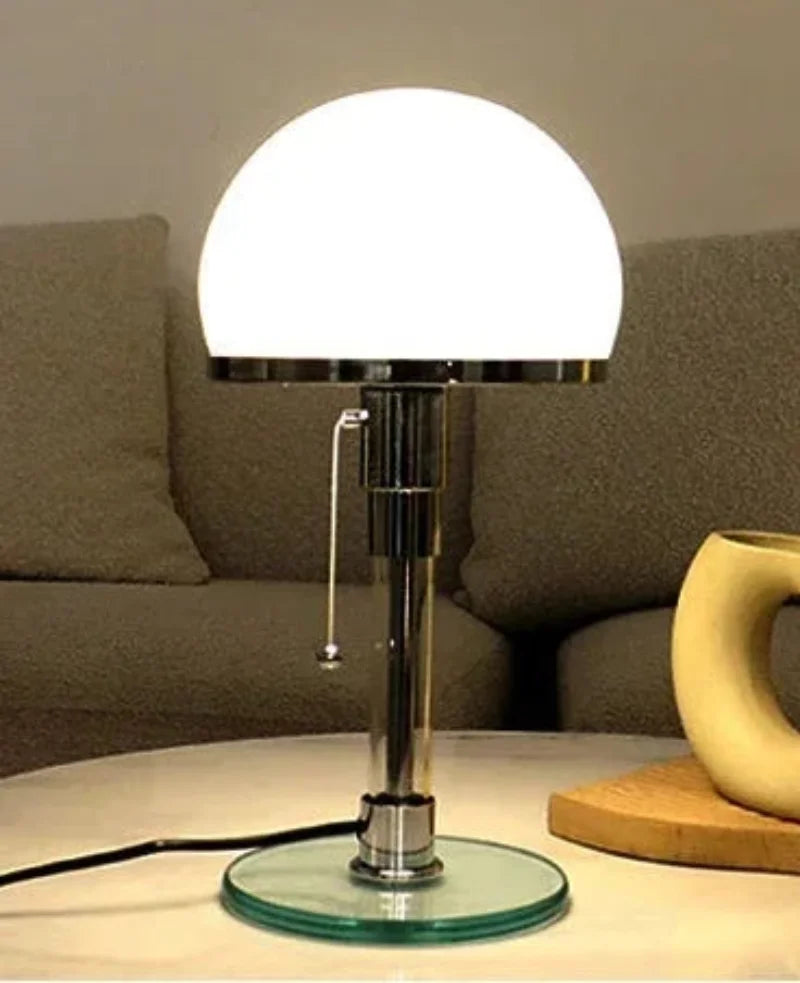 Amélie Bauhaus Glow Glass LED Table Lamp