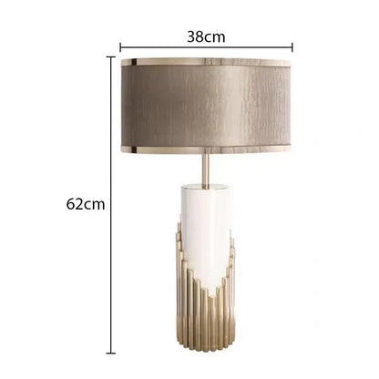 Aurelia Marmor Akzent Luxus Tischlampe