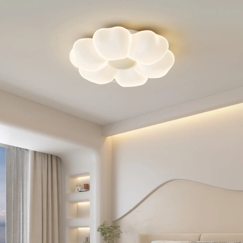 Élodie Rosa Blumen LED Deckenleuchte Prinzessinnenzimmer Dimmbar