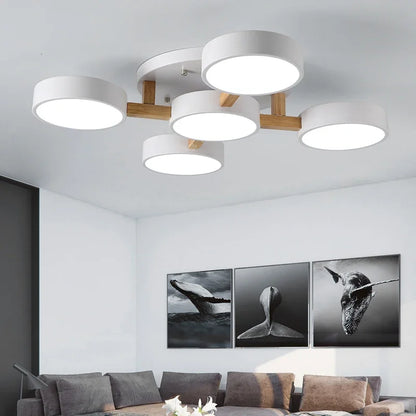 Chloé Nordic Macaron LED Ceiling Chandelier Light
