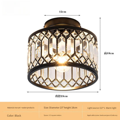Lucie Modern Crystal Embedded Ceiling Light Corridor Lamp