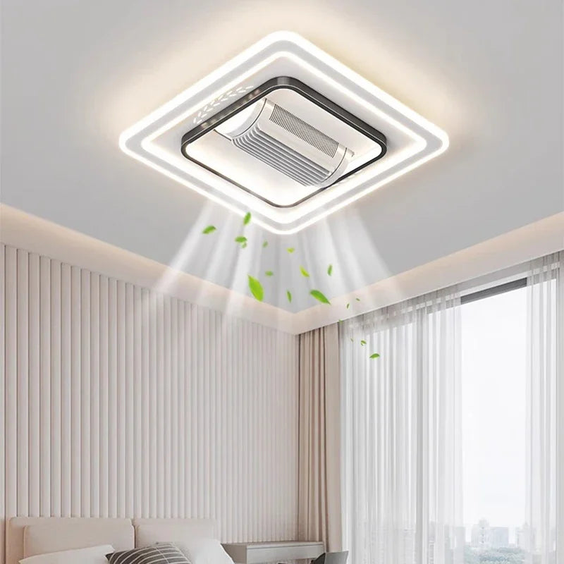 Aurevo Moderner LED-Deckenventilator ohne Flügel