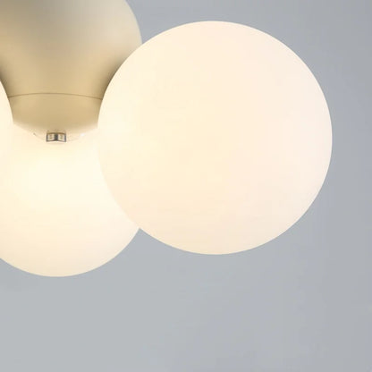 Élodie Cream Cartoon Balloon Bear Kids Ceiling Chandelier Bedroom Pendant Light