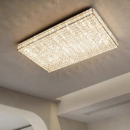 Élodie Moderne Luxus K9 Kristall LED Deckenlampe für Wohn-, Esszimmer, Schlafzimmer, Zuhause, Innenbeleuchtung