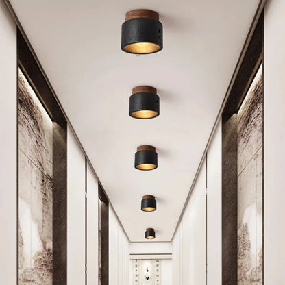 Sophie Nordische Wabi Sabi Stein Deckenleuchte Flur Schlafzimmer Licht