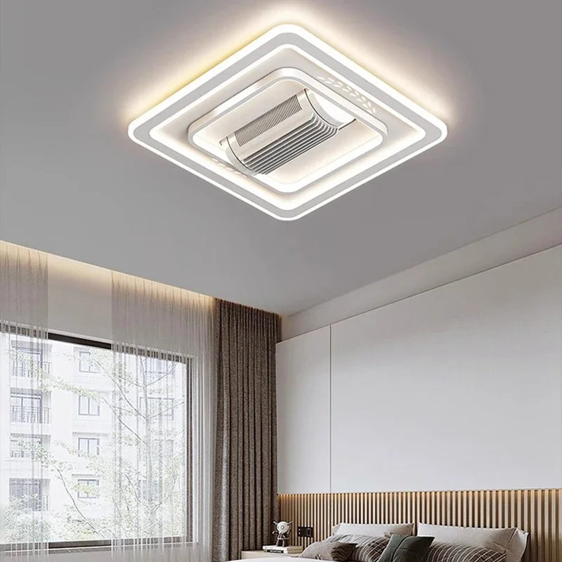 Aurevo Moderner LED-Deckenventilator ohne Flügel