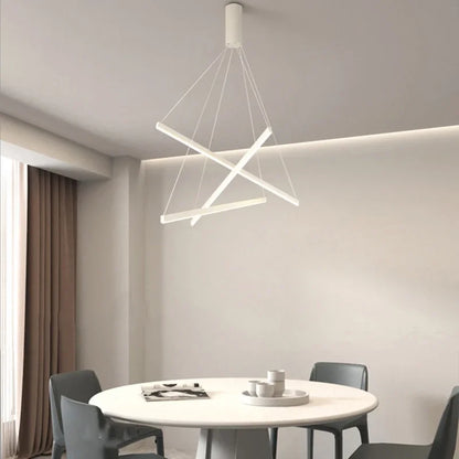 Élise Modern LED Stair Long Ceiling Chandelier