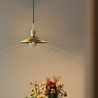 Inès Industrial Copper Cord Pendant Light Retro Cafe Fixture