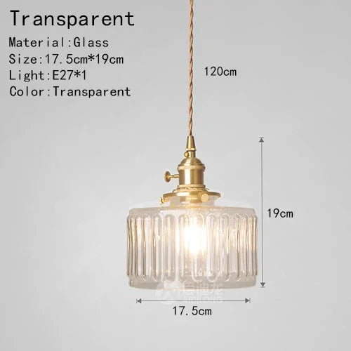 Camille Luxus Glas Pendelleuchte Schwarz & Gold