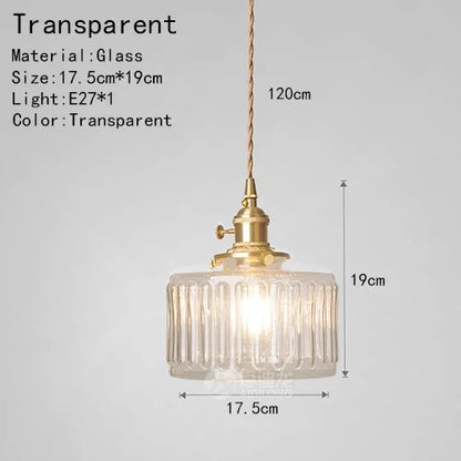 Camille Luxus Glas Pendelleuchte Schwarz & Gold
