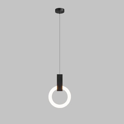 Isabelle Circular Halo Pendant