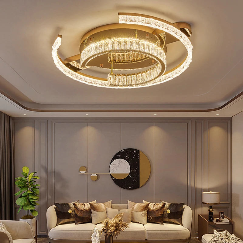 Modern LED Ceiling Light – Minimalist Acrylic Flush Mount for Bedroom & Living Room | Smart Dimmable Options