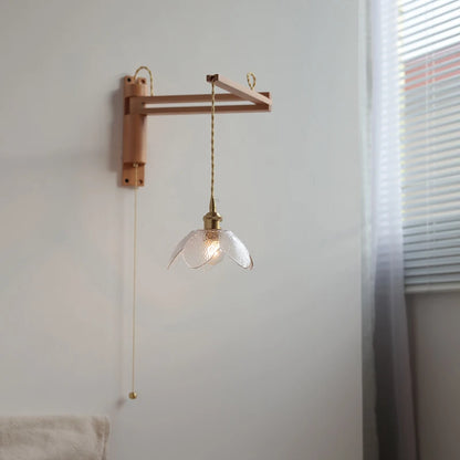 Élise Glasblumen Wandleuchte Flexibler Arm Nordisch