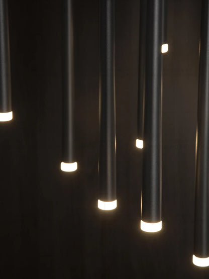 Camille Modern Cone LED Staircase Pendant Chandelier