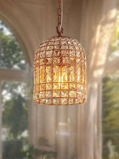 Aurélie Vintage Kristall-Hängeleuchter 6-flammig Luxus
