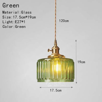 Camille Luxus Glas Pendelleuchte Schwarz & Gold