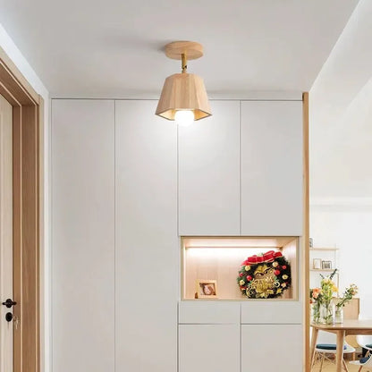 Élise Japanische Moderne Holz LED Deckenstrahler Kronleuchter