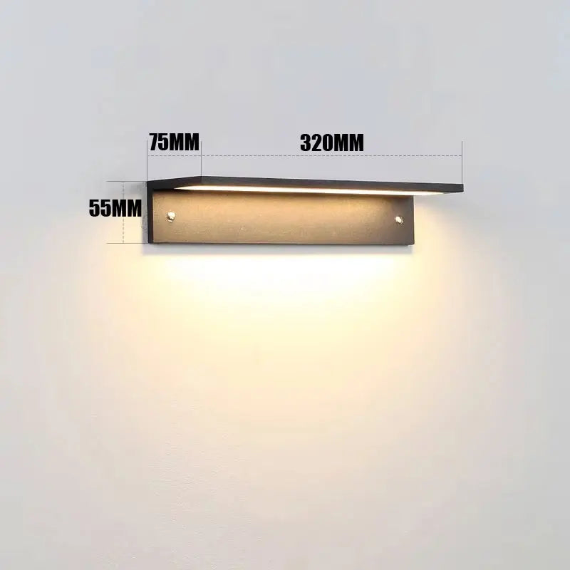 Amélia Outdoor Wasserdichte Wandleuchte Moderne LED-Beleuchtung