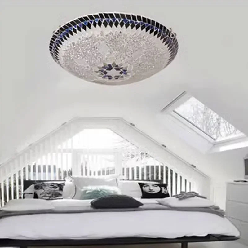 Sofia Turkish Glass Art Ceiling Light LED Fixture