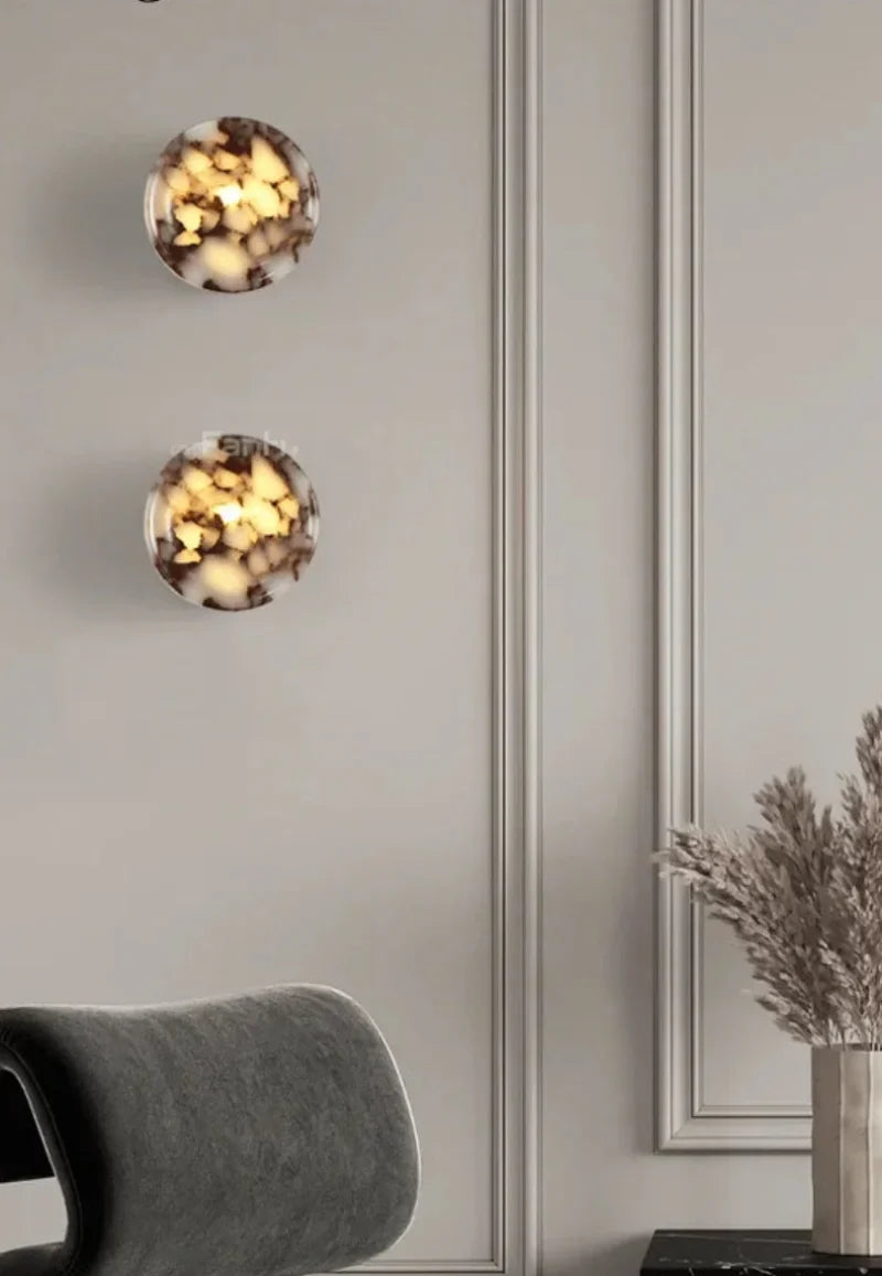 Amélie Lustra Marmor LED Wandleuchte