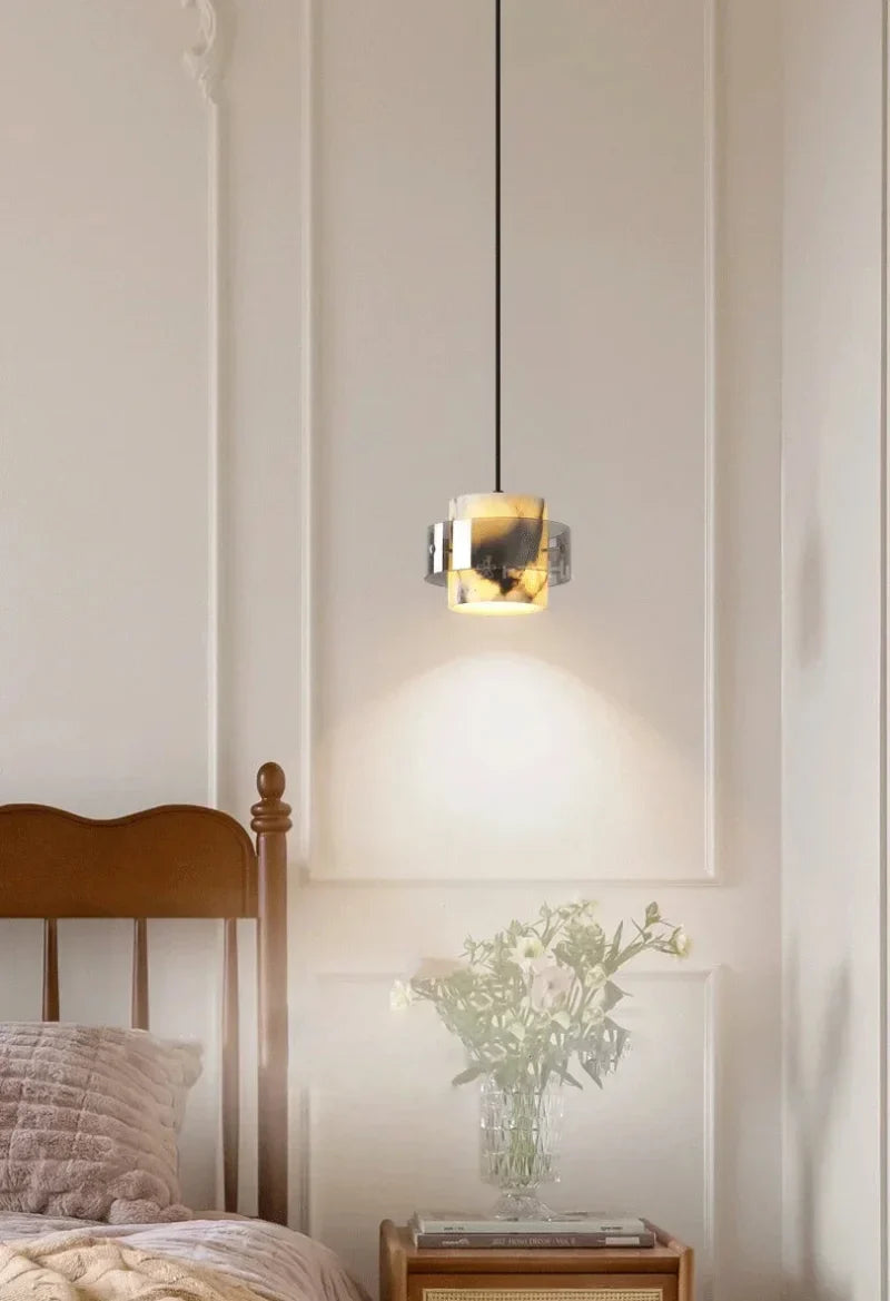 Selene Marmor Halo Pendelleuchte
