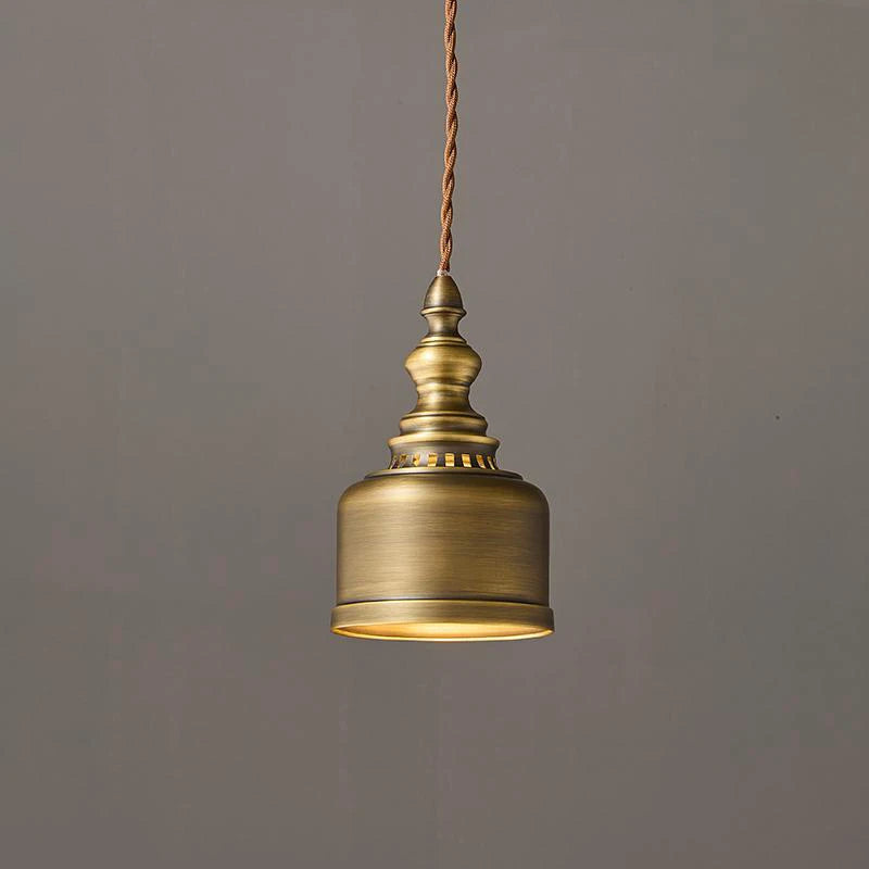 Léon Vintage Messing Mini-Pendelleuchte