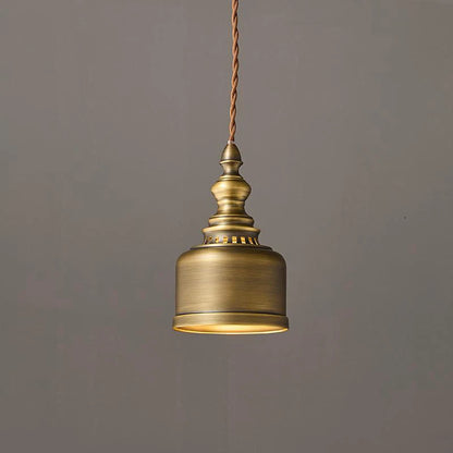 Léon Vintage Messing Mini-Pendelleuchte