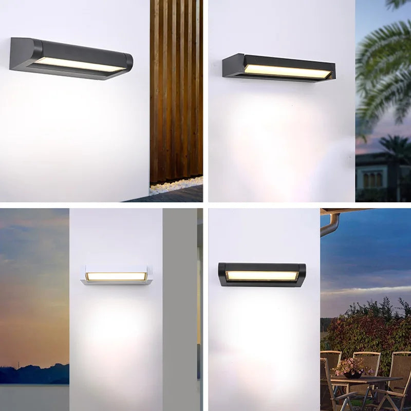 Élise Verstellbare LED-Außenwandleuchte mit Wasserdichtigkeit