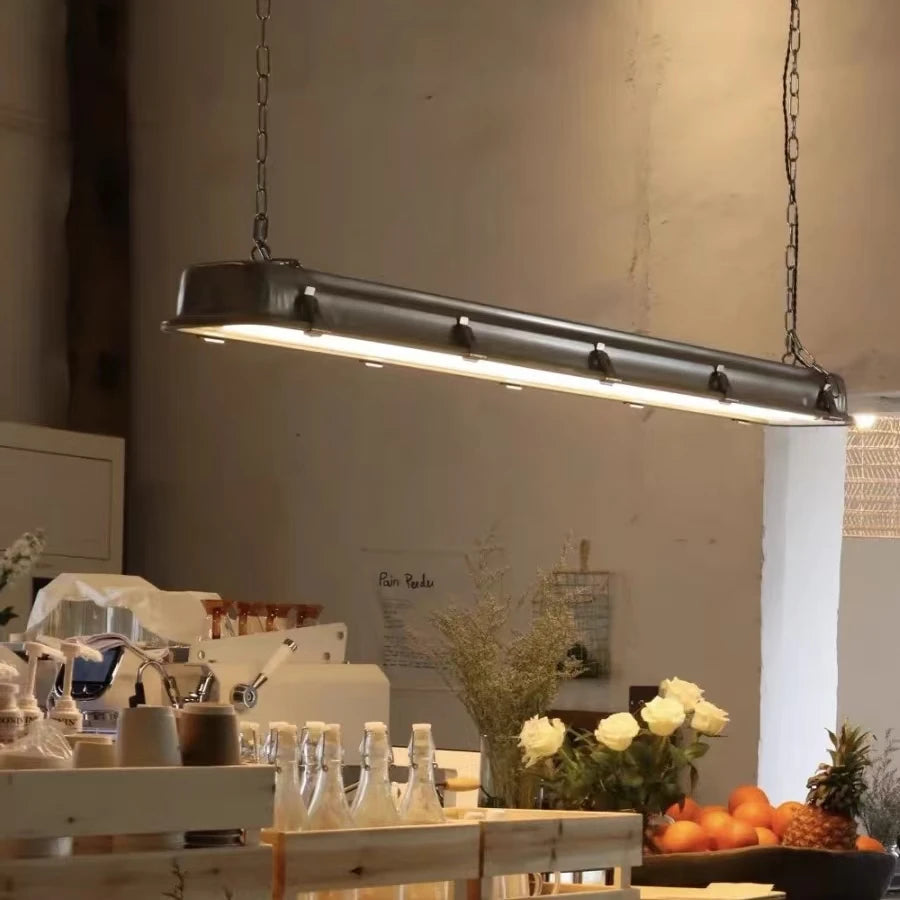Amélie Industrieller Rechteckiger Pendelleuchter