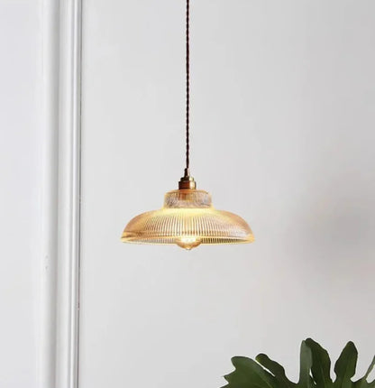 Seraphina Linden Glow Gerippte Pendelleuchte