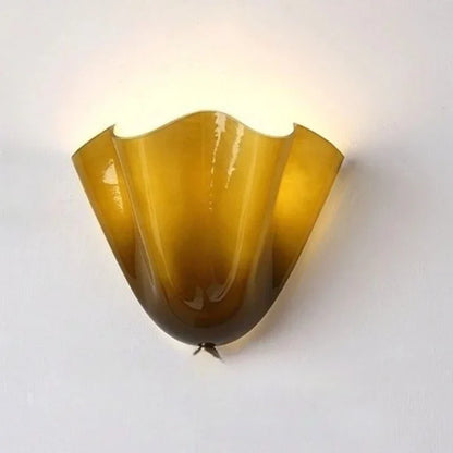 Élodie Petaline Glas-LED-Wandleuchte